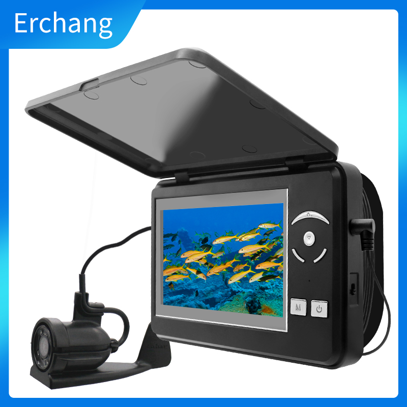 Fishing Depth Finder - Erchang Fish Finder กล้องตกปลาใต้น้ํา 4 ซูมดิจิตอล
