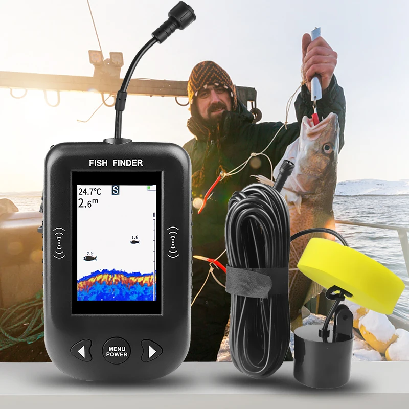เครื่องหาปลา Erchang XF03 45 อ - Fish Finder Transducer บทวิจารณ์และราคา