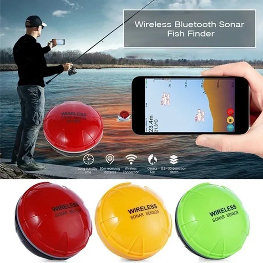 PUPOPAN 100M ยี่ห้อใหม่โทรศัพท - Fish Finder Transducer บทวิจารณ์และราคา
